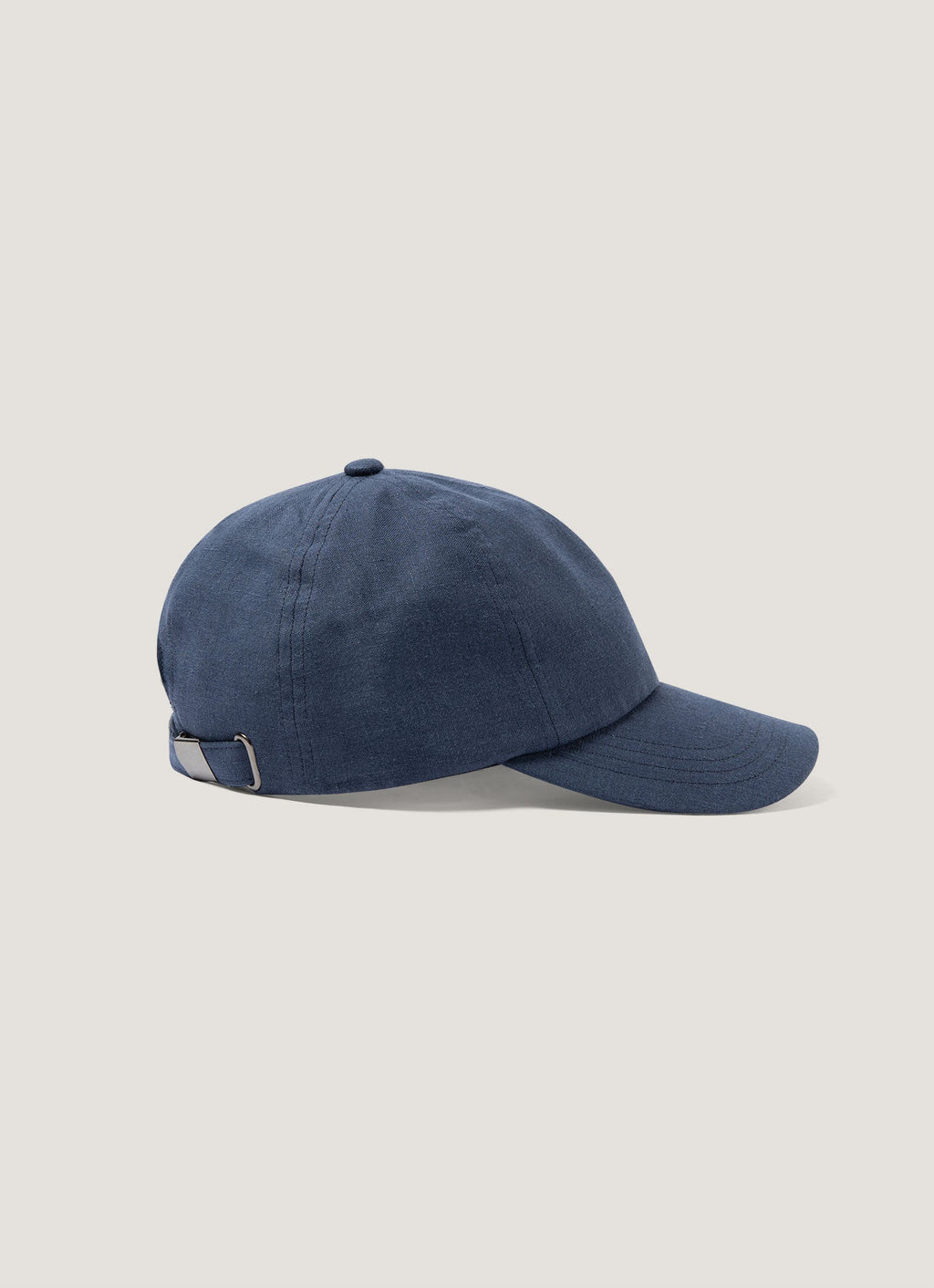 Men's Linen Cap in Light Navy