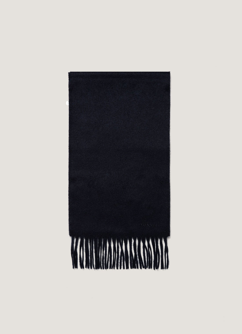 Men's Cashmere Scarf in Navy