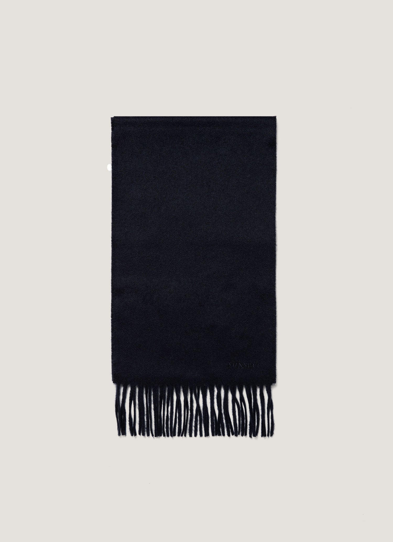 Men's Cashmere Scarf in Navy