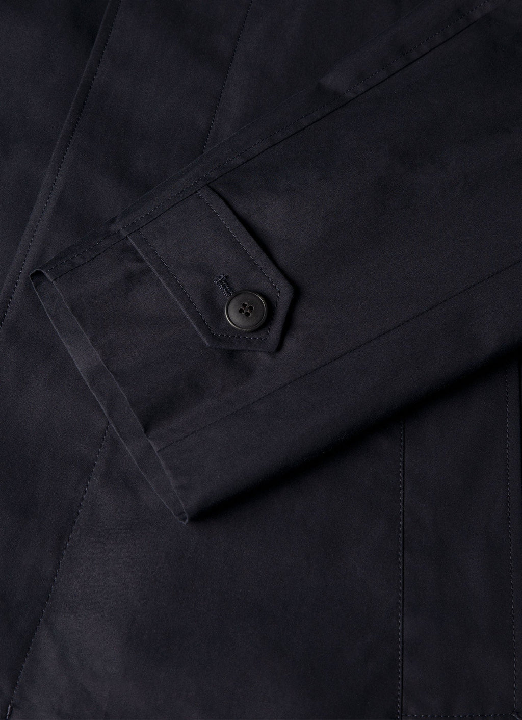 Men's Ventile Mac in Dark Navy