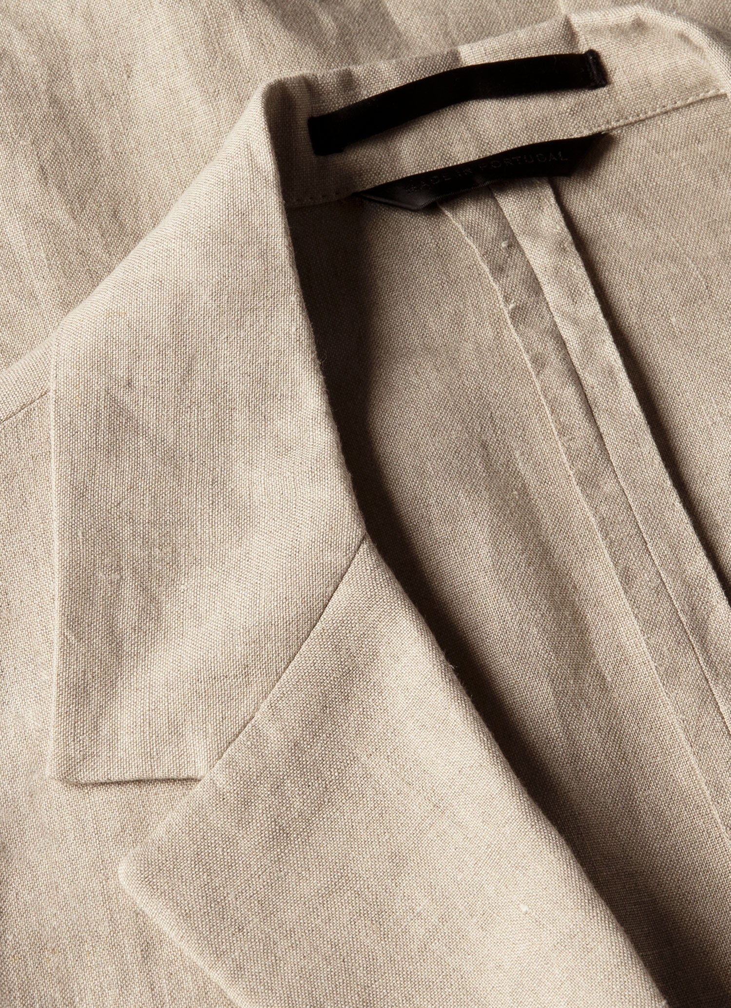 Men's Linen Blazer in Sand