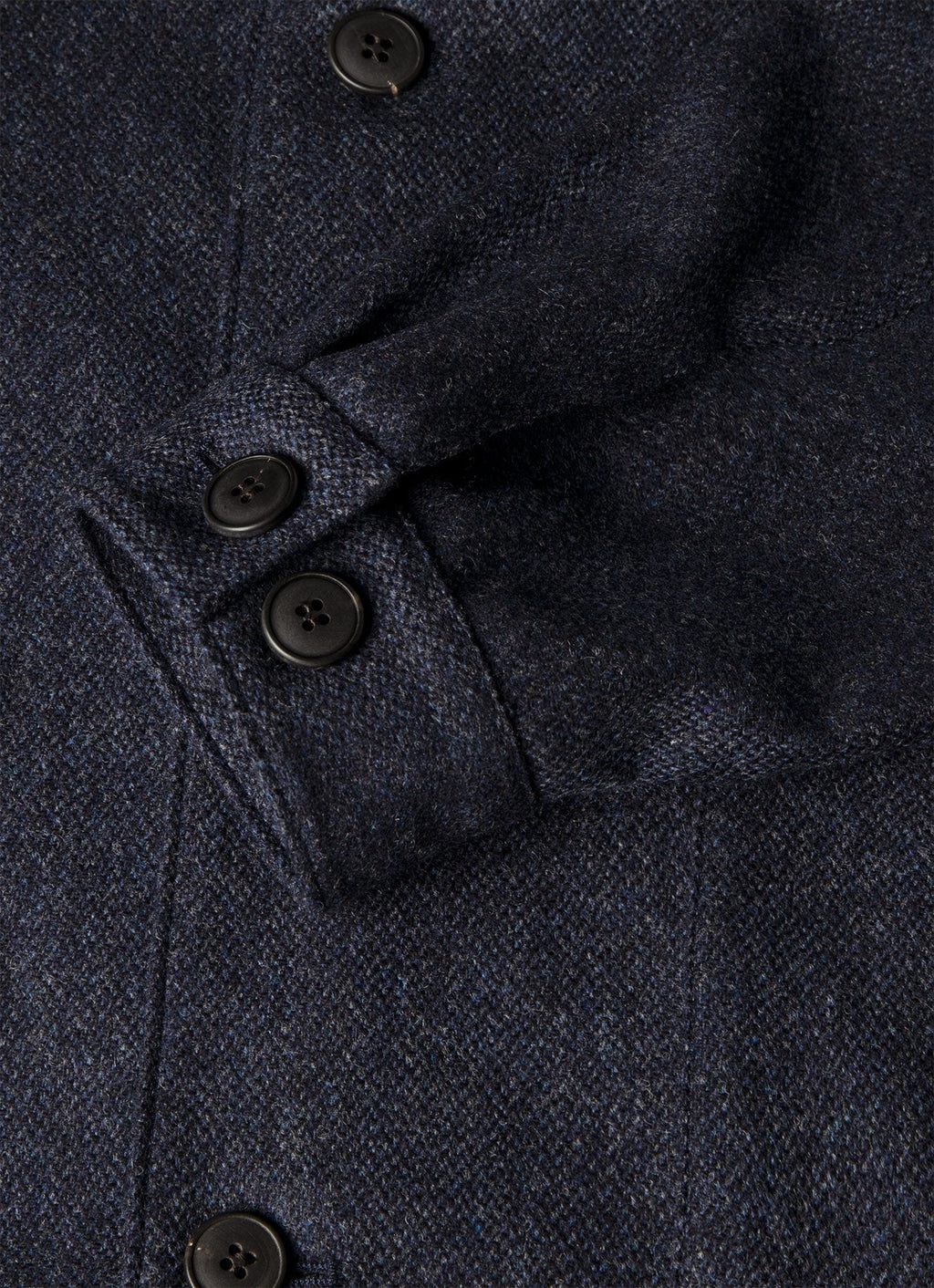 Men's Wool Twill Chore Jacket in Slate Blue Melange