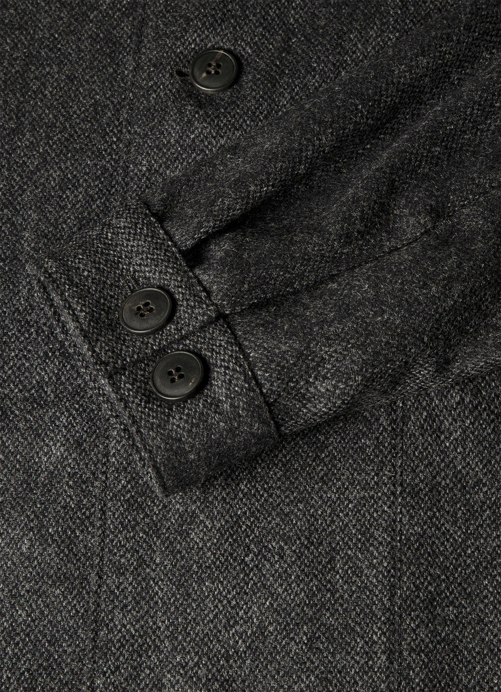 Men's Wool Twill Chore Jacket in Charcoal Melange