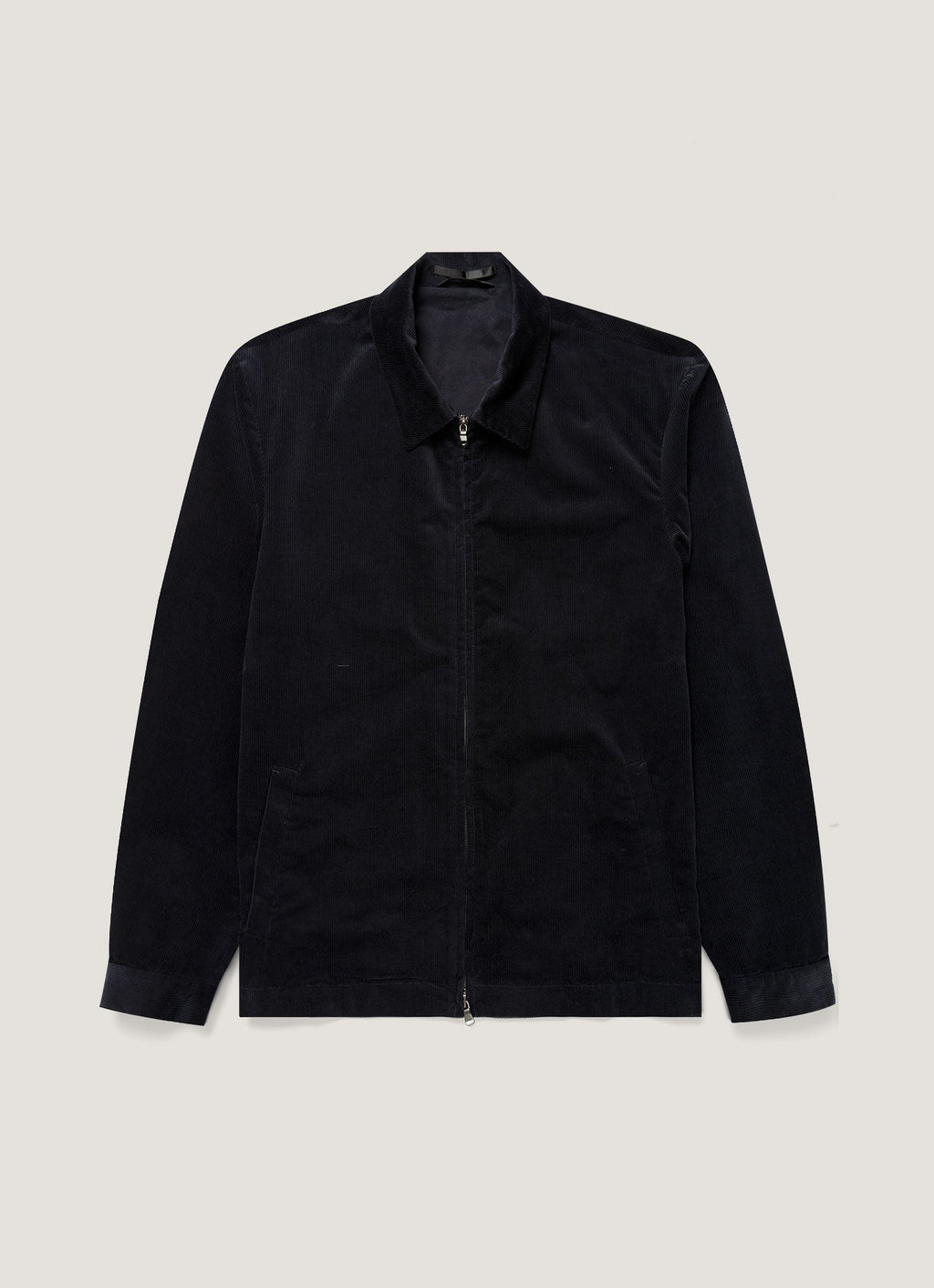 Men's Corduroy Harrington Jacket in Navy
