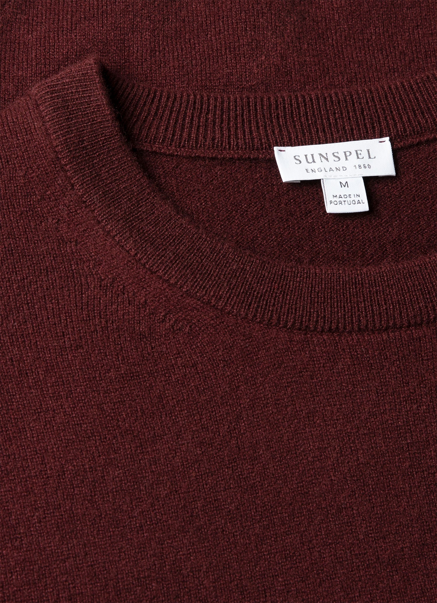Men's Cashmere Crew Neck Jumper in Bakelite