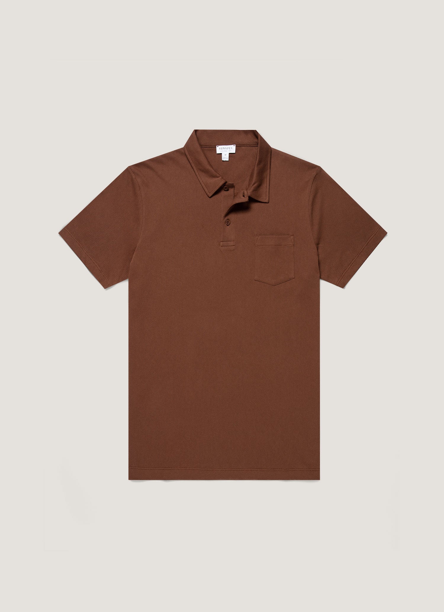 Men's Riviera Polo Shirt in Chestnut