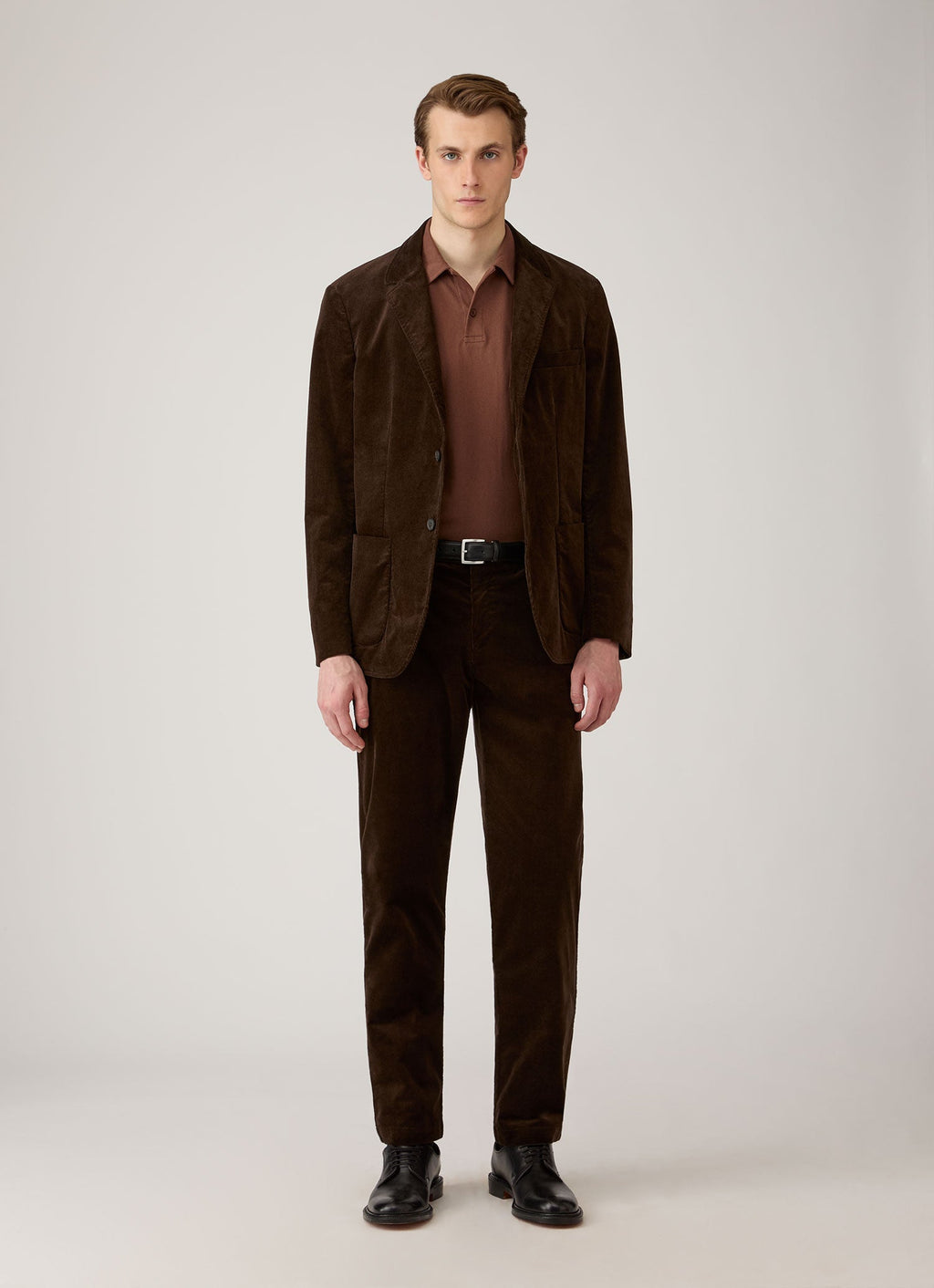 Men's Riviera Polo Shirt in Chestnut