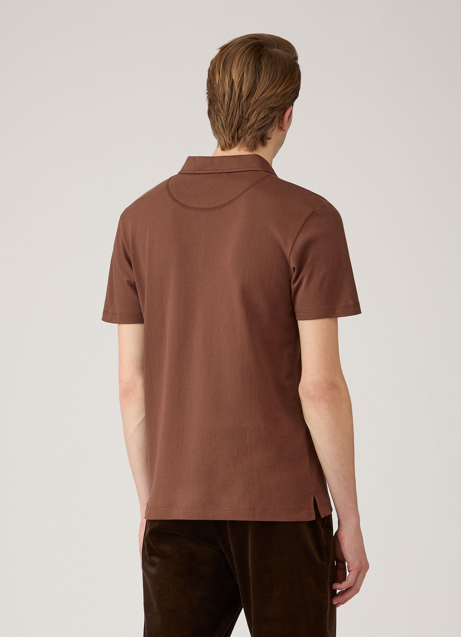 Men's Riviera Polo Shirt in Chestnut