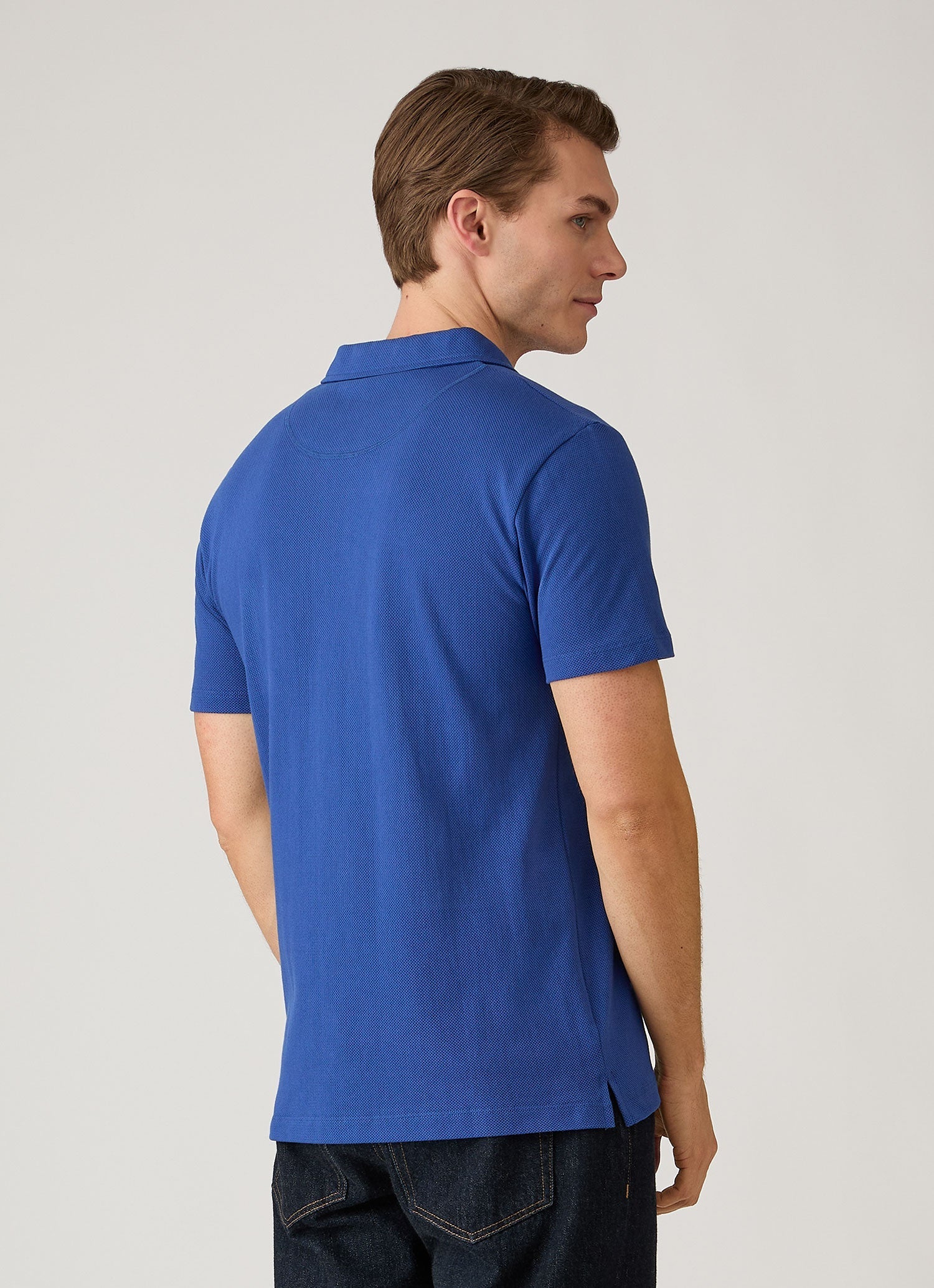 Men's Riviera Polo Shirt in Clear Night