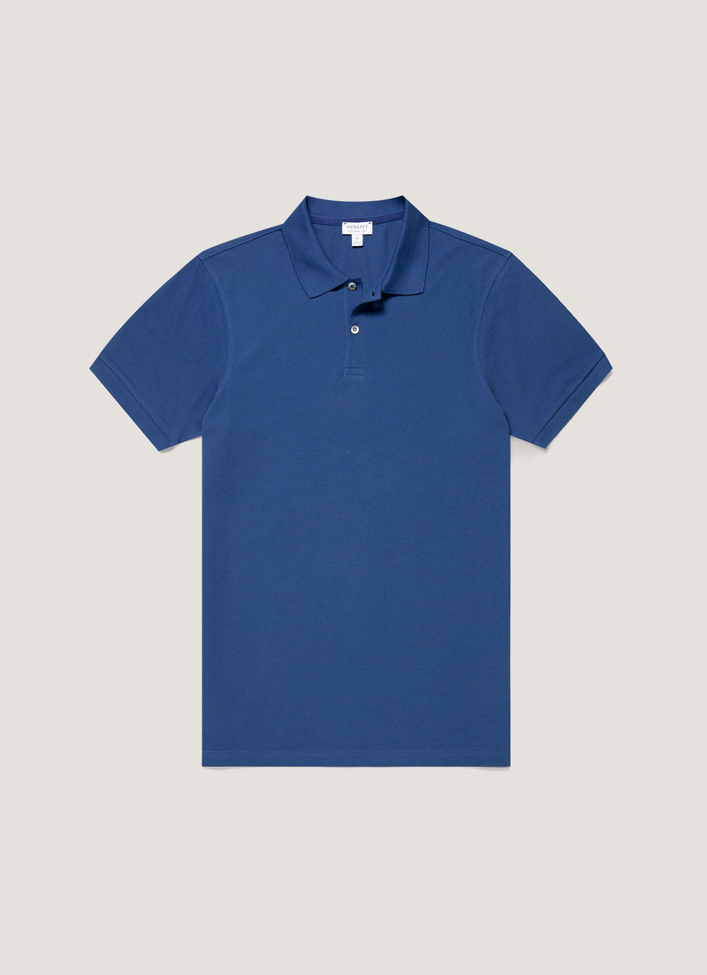 Men's Piqué Polo Shirt in Clear Night