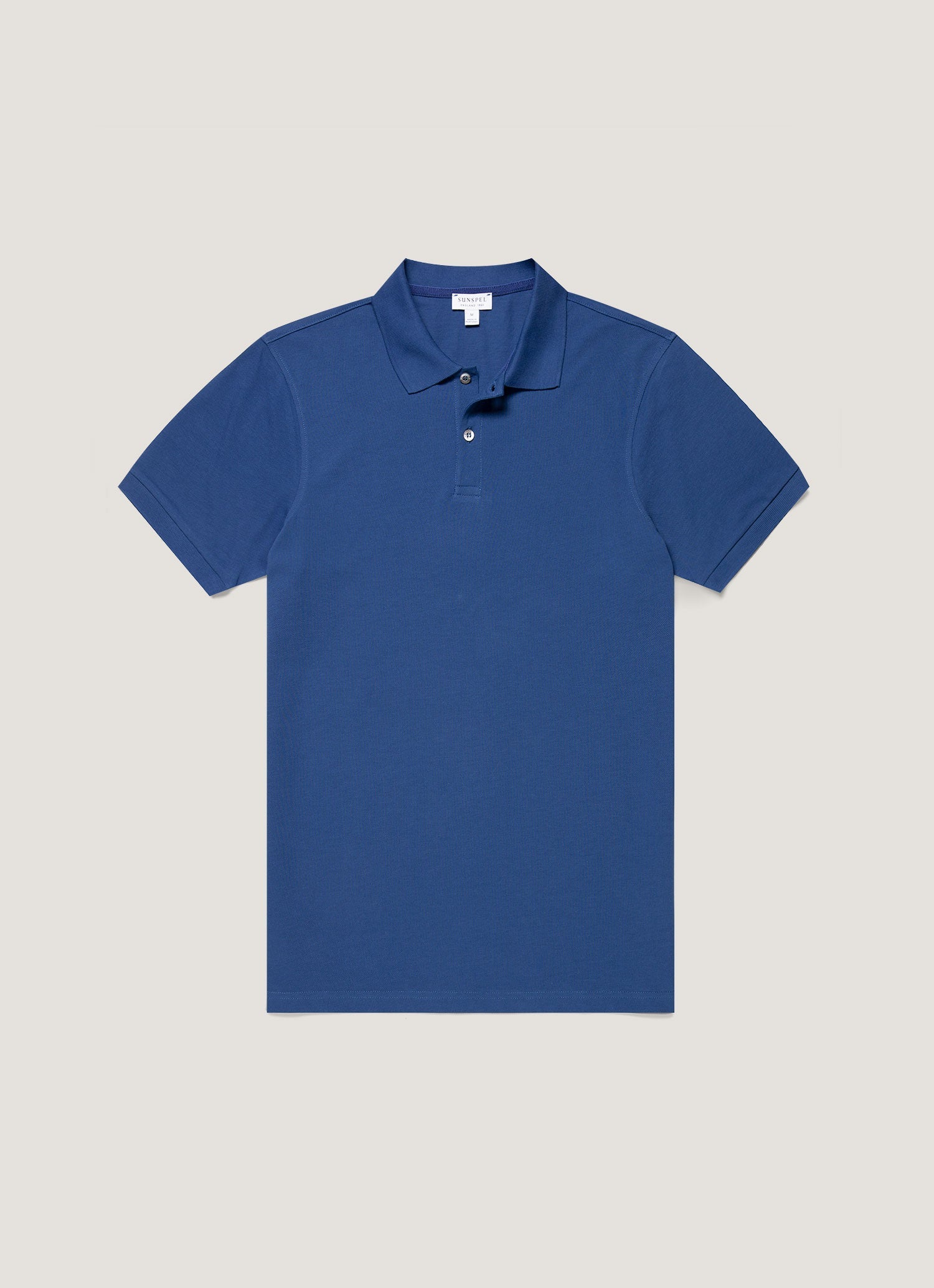 Men's Piqué Polo Shirt in Clear Night