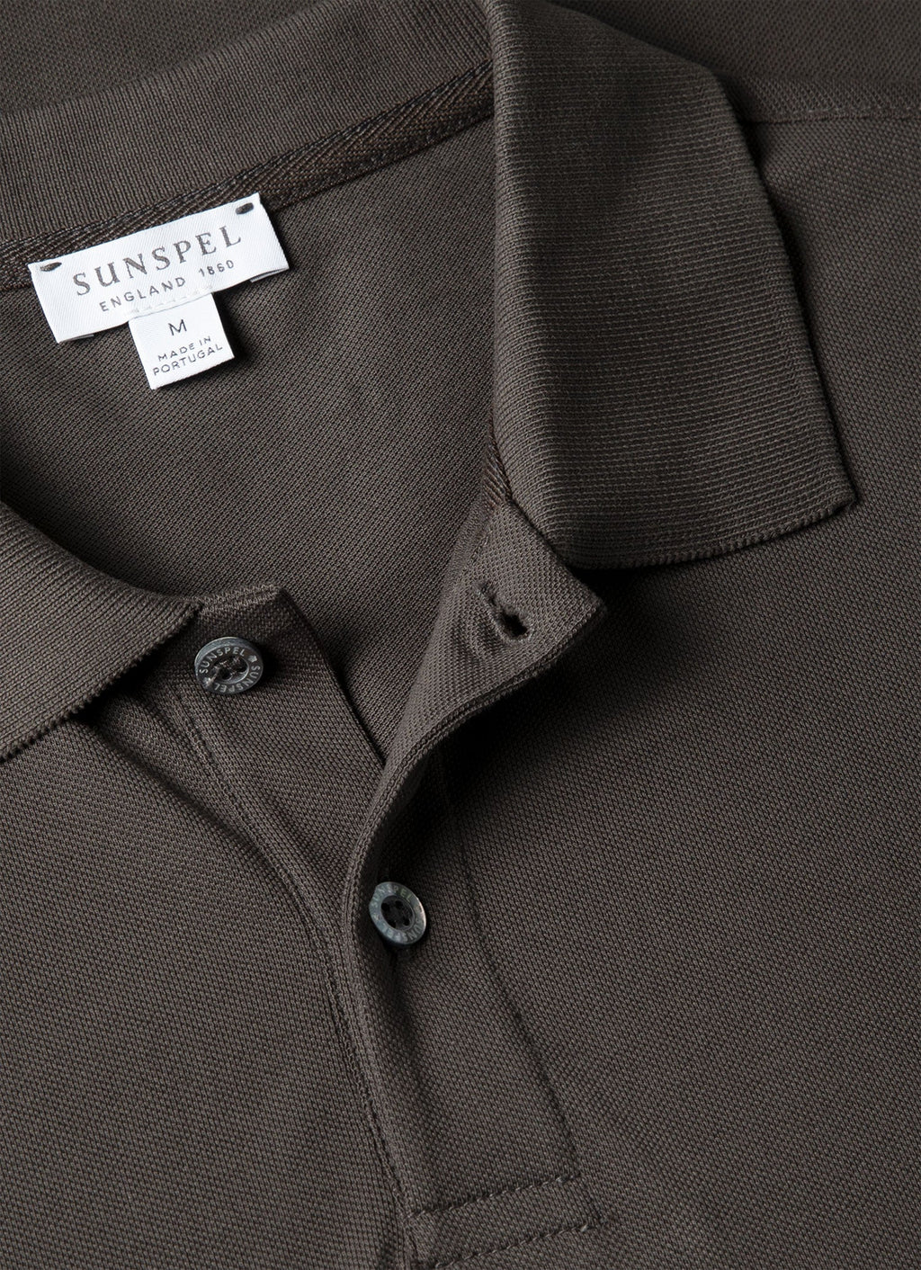 Men's Piqué Polo Shirt in Anthracite