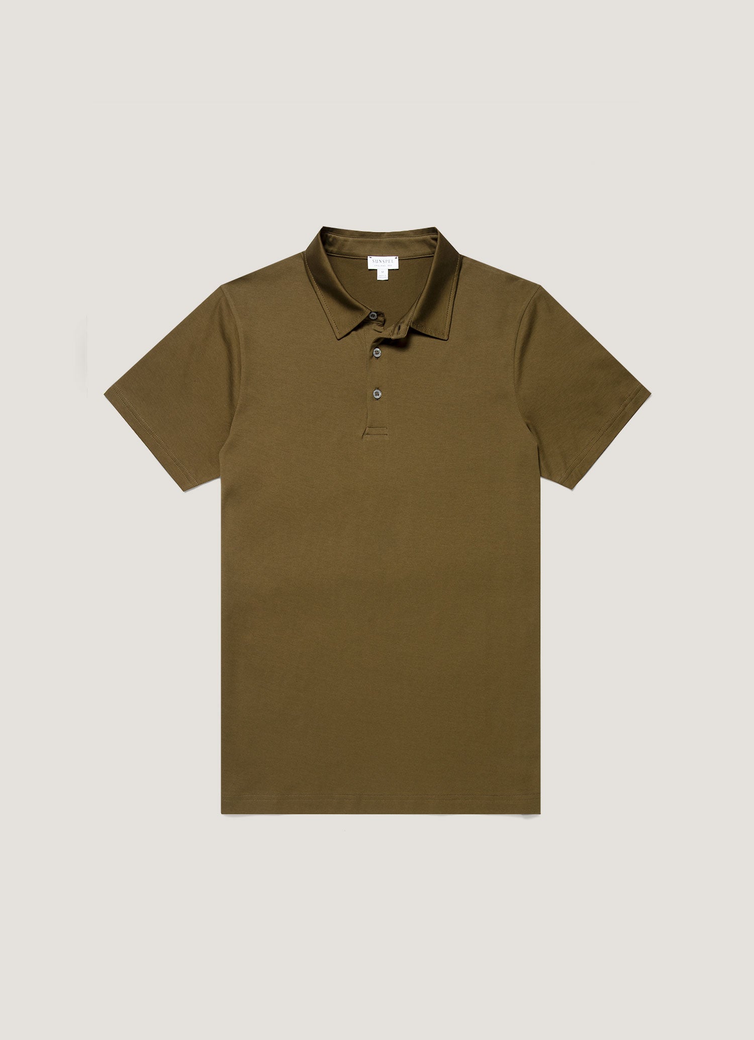 Men's Classic Jersey Polo Shirt in Loden Green