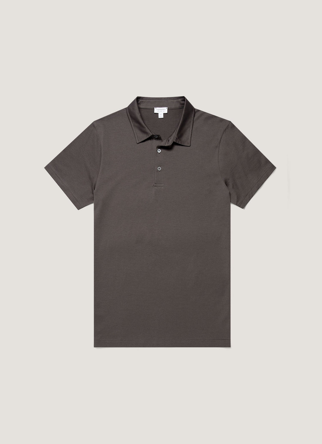 Men's Classic Jersey Polo Shirt in Anthracite