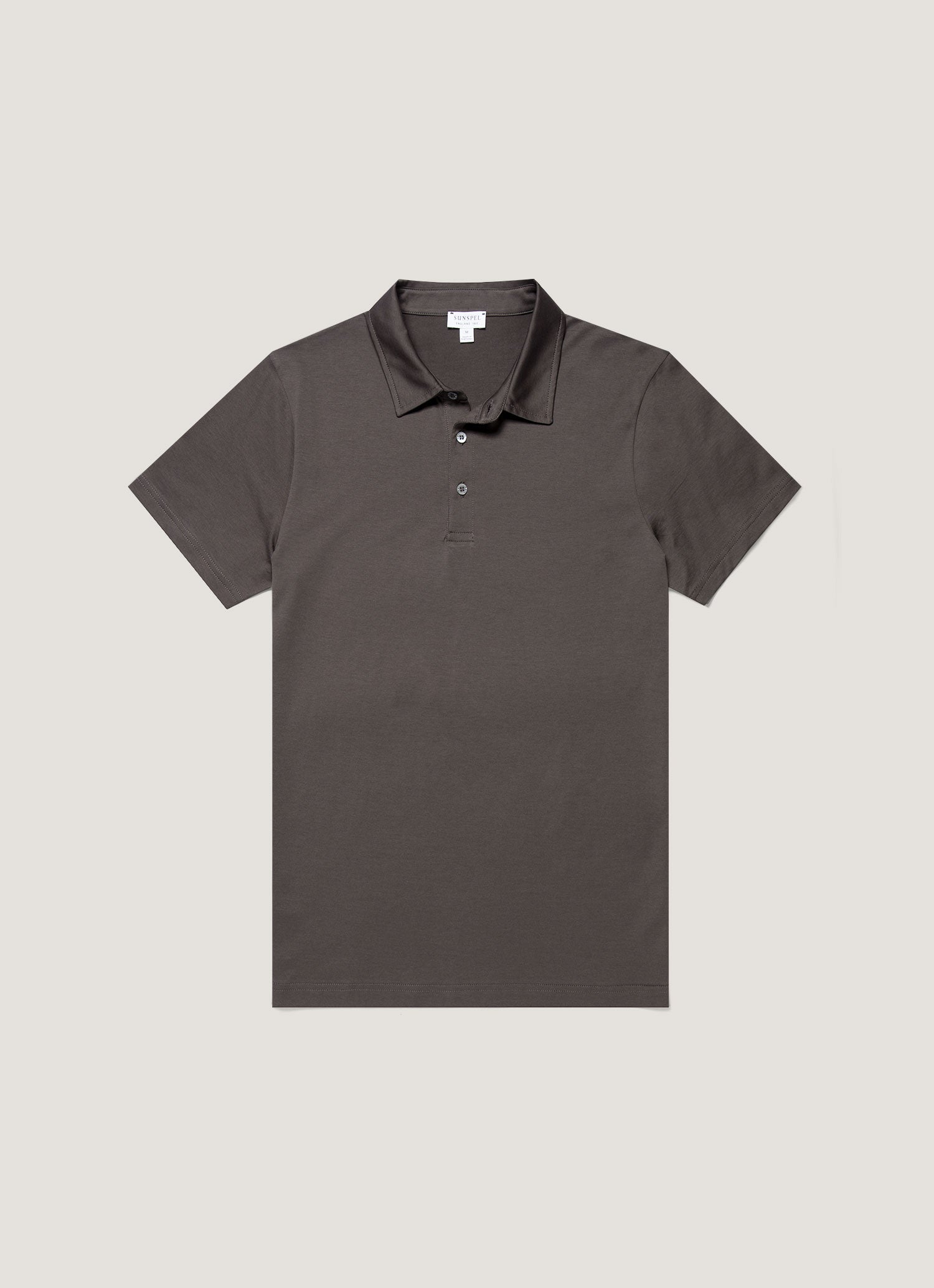 Men's Classic Jersey Polo Shirt in Anthracite