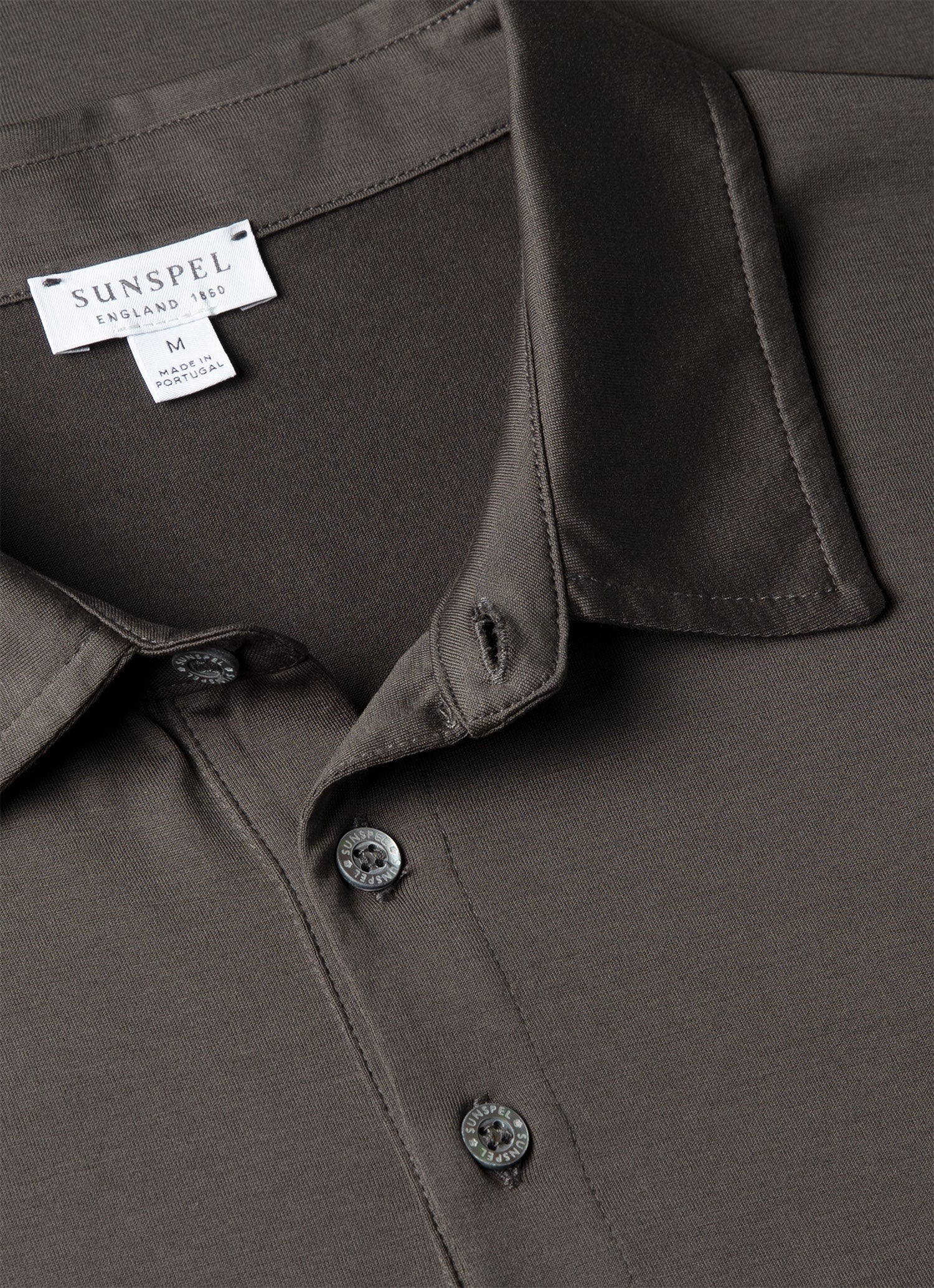 Men's Classic Jersey Polo Shirt in Anthracite
