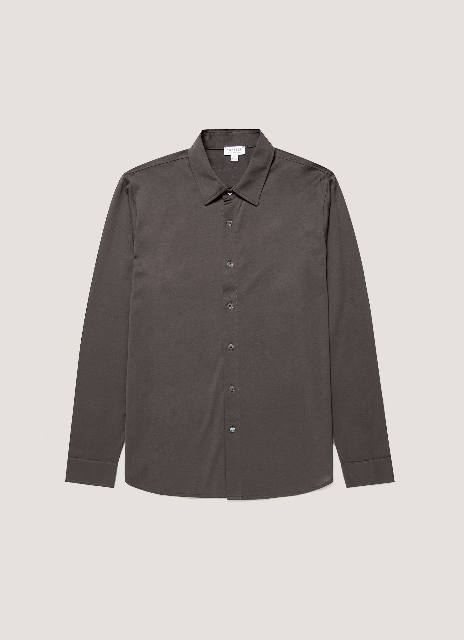 Men's Classic Jersey Shirt in Anthracite