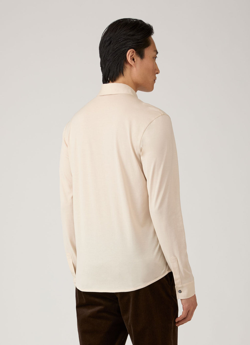 Men's Classic Jersey Shirt in Swansdown