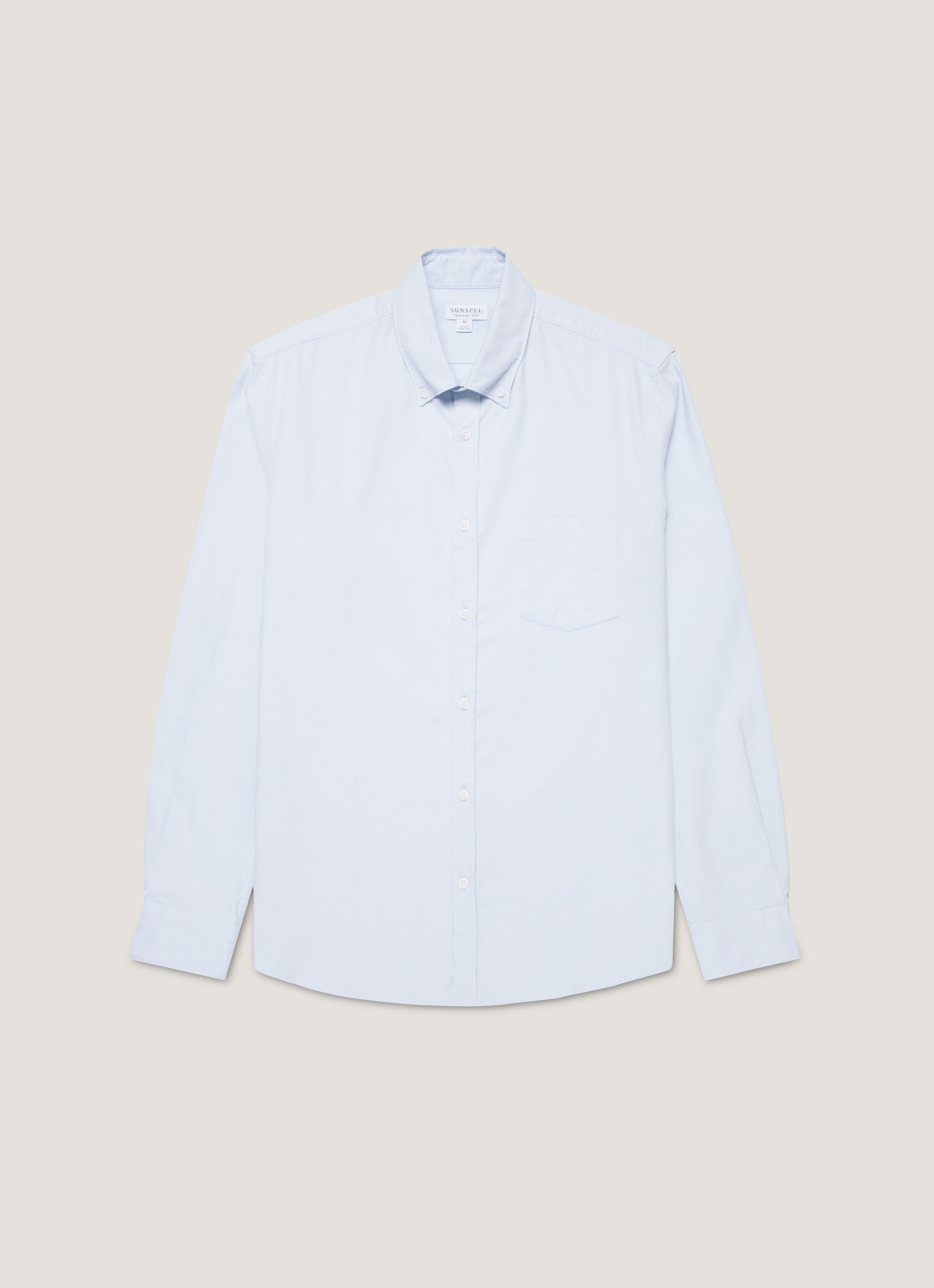 Men's Button Down Oxford Shirt in Light Blue