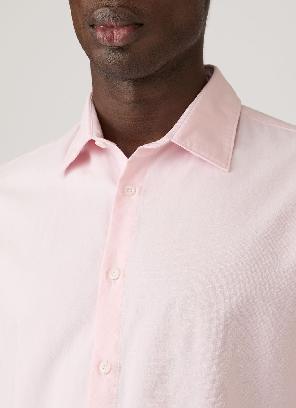 Men's Oxford Shirt in Light Pink