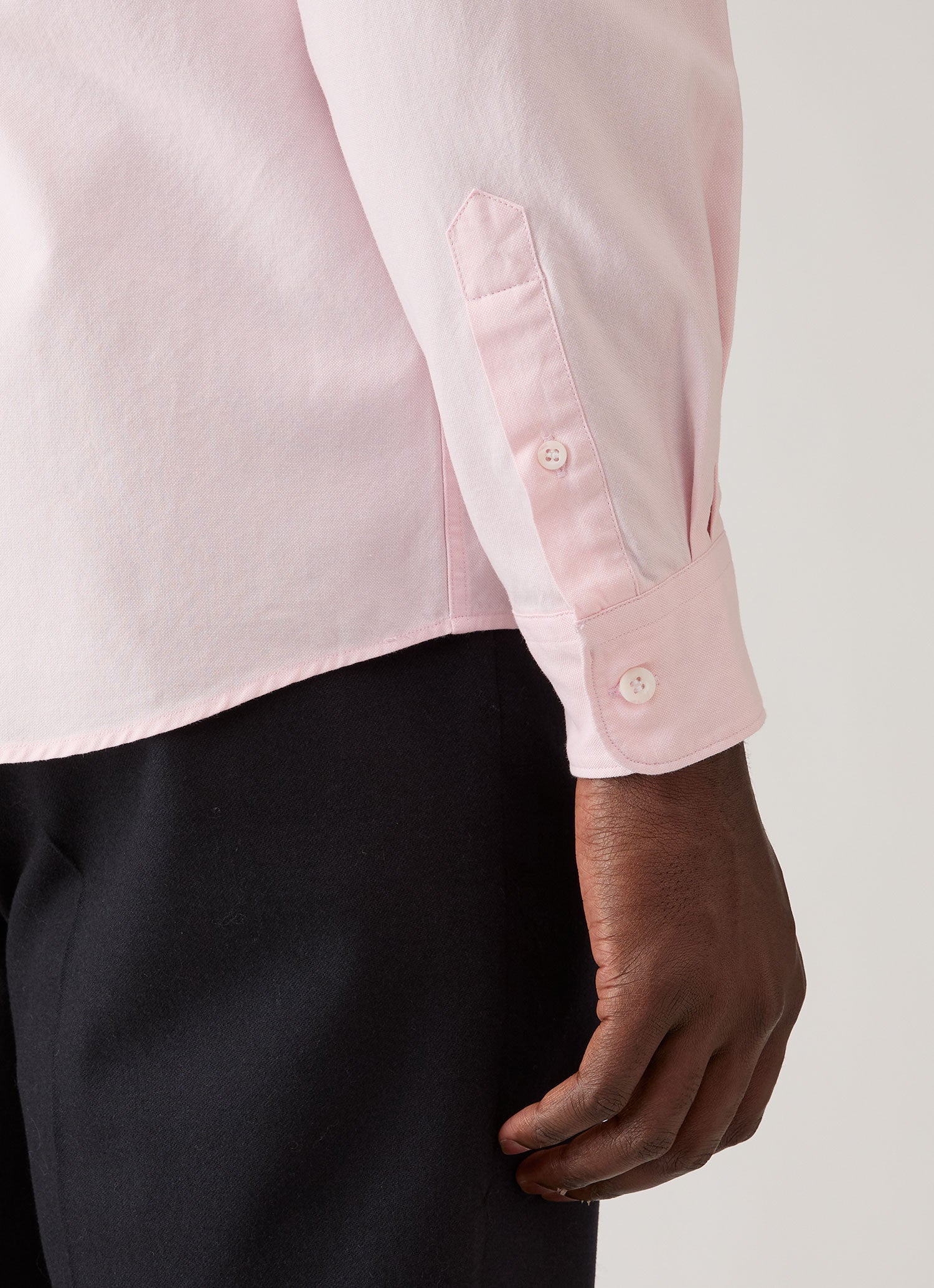 Men's Oxford Shirt in Light Pink