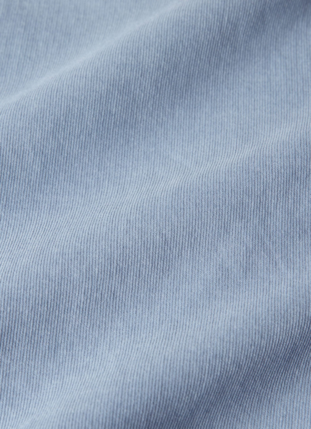 Men's Fine Cord Shirt in Powder Blue