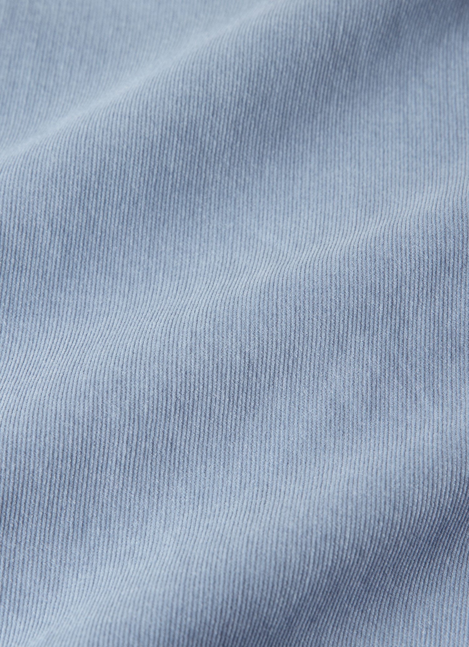 Men's Fine Cord Shirt in Powder Blue