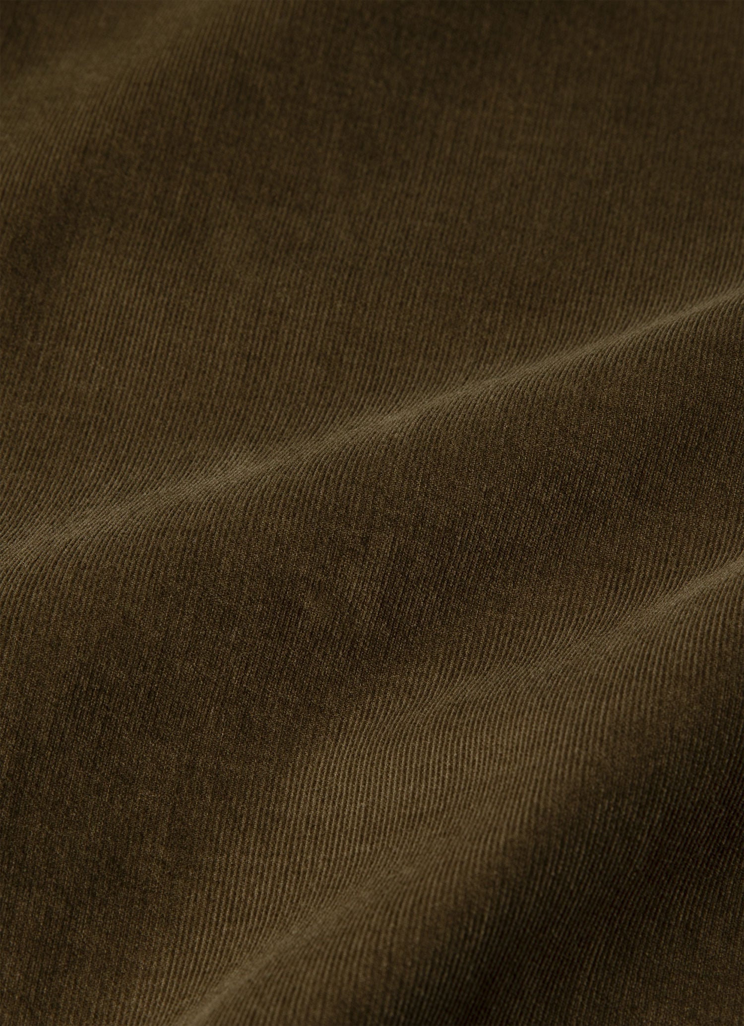 Men's Fine Cord Shirt in Loden Green
