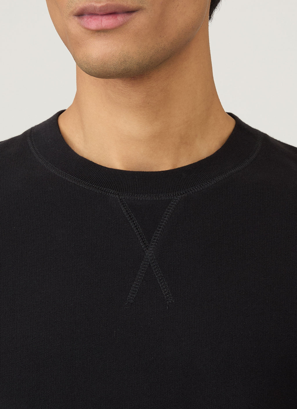 Men's Loopback Sweatshirt in Black