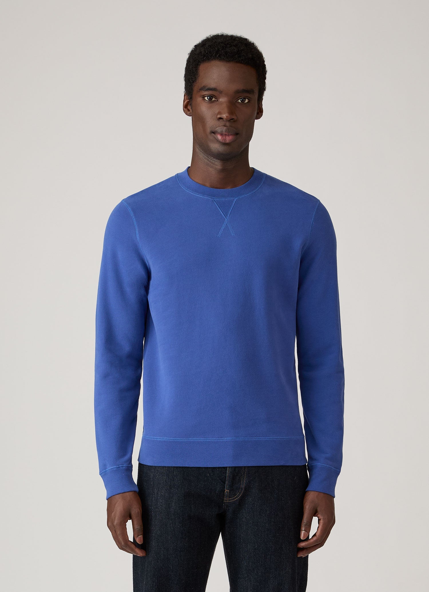 Men's Loopback Sweatshirt in Clear Night