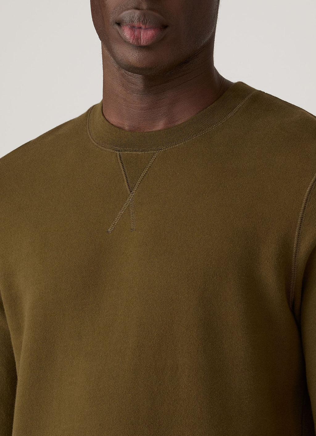 Men's Loopback Sweatshirt in Loden Green