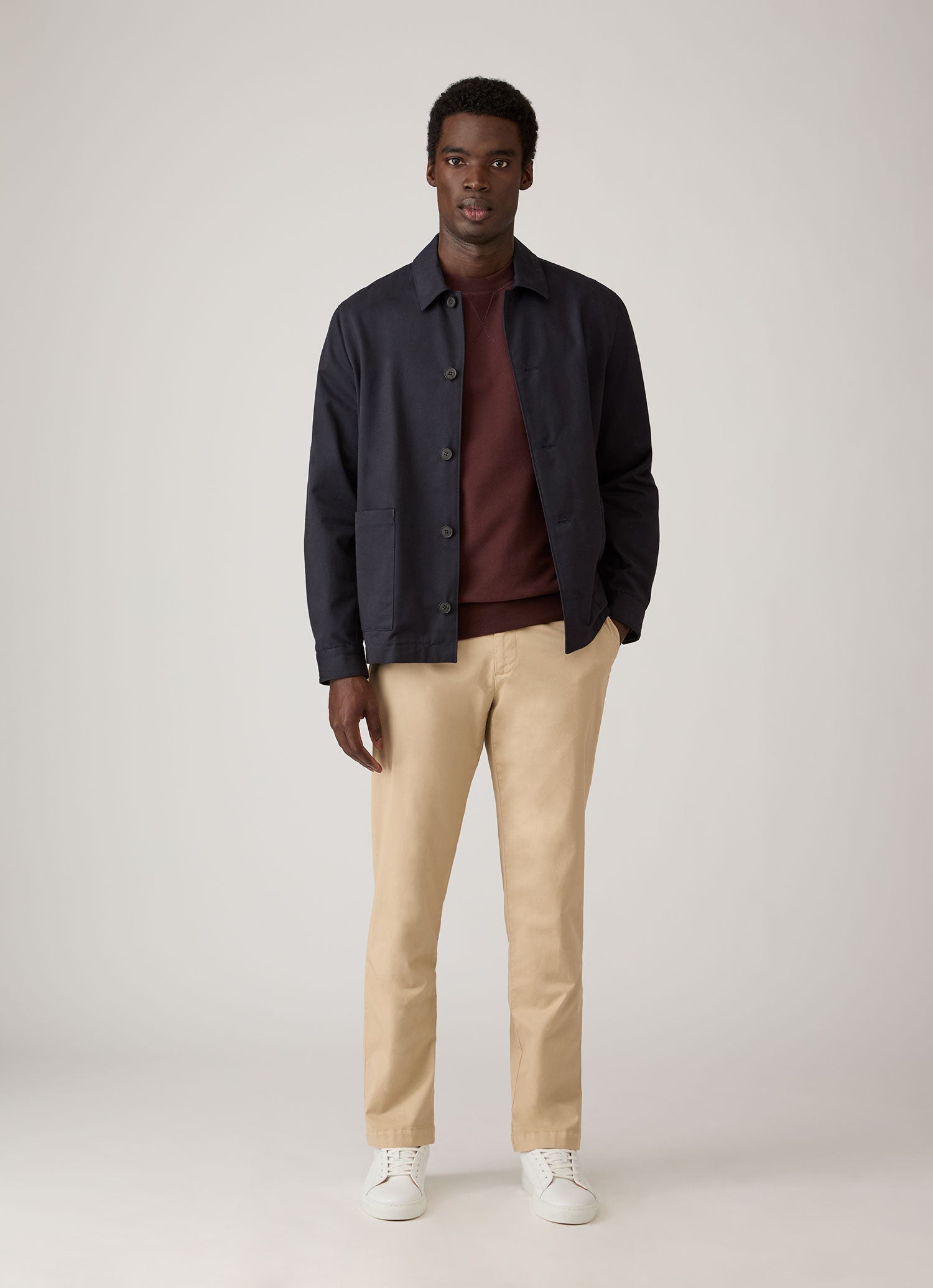 Men's Loopback Sweatshirt in Bakelite
