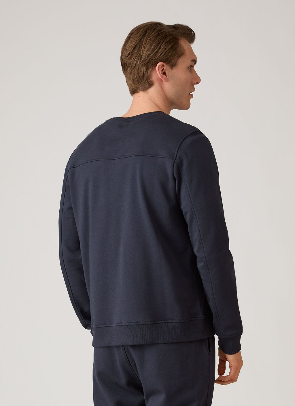 Men's Supima Loopback Sweatshirt in Midnight Navy