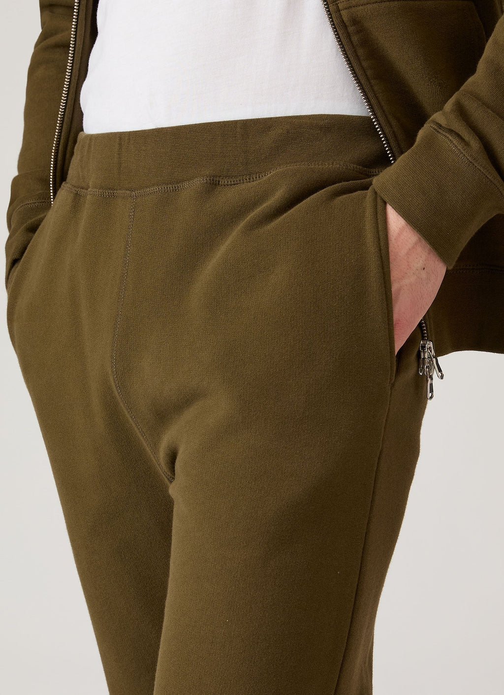 Men's Loopback Sweatpants in Loden Green