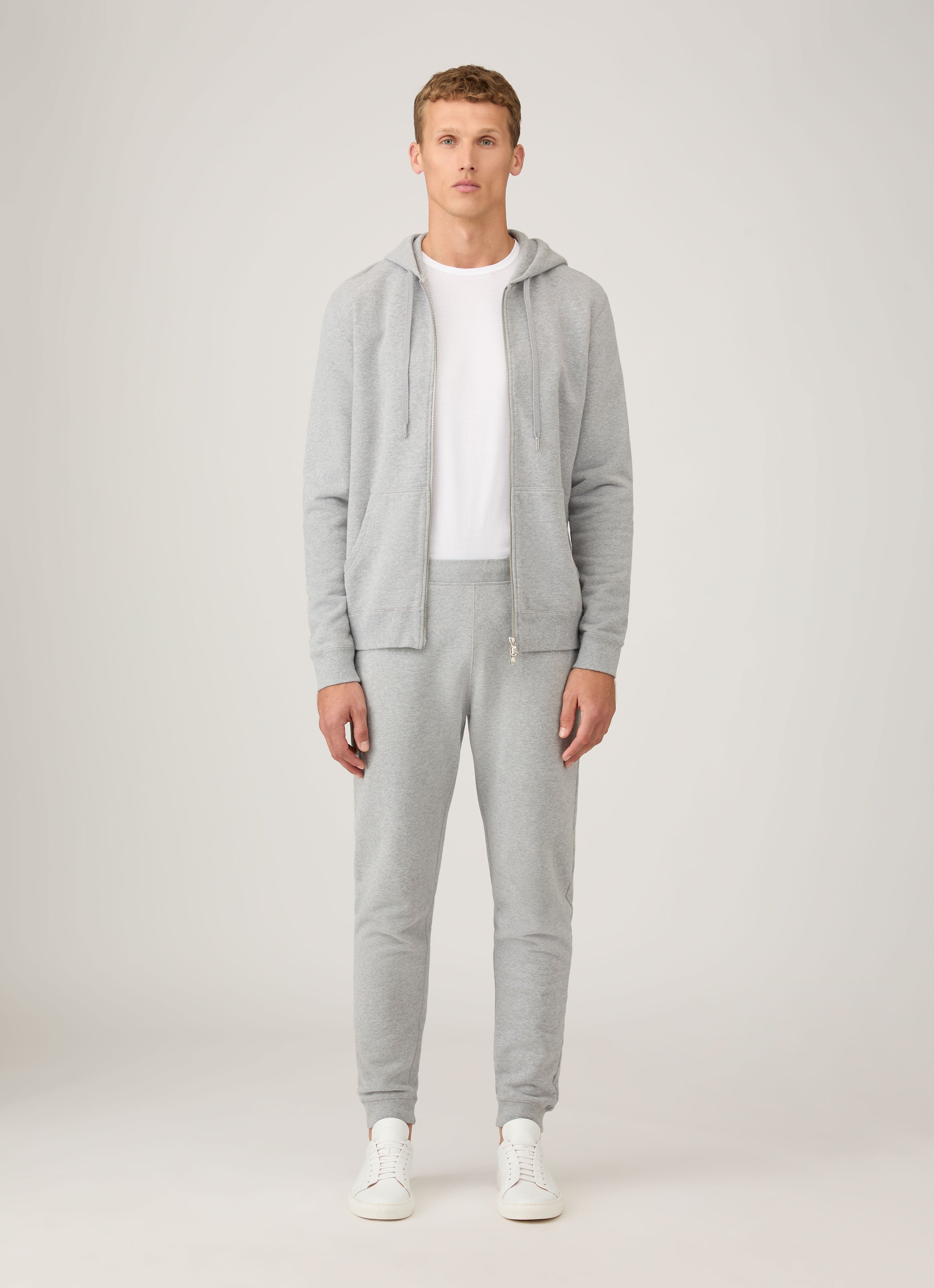 Men's Loopback Sweatpants in Grey Melange