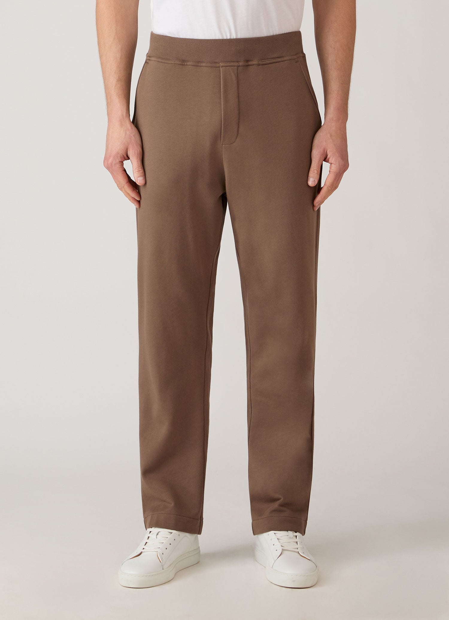 Men's Supima Loopback Sweatpants in Dark Cedar
