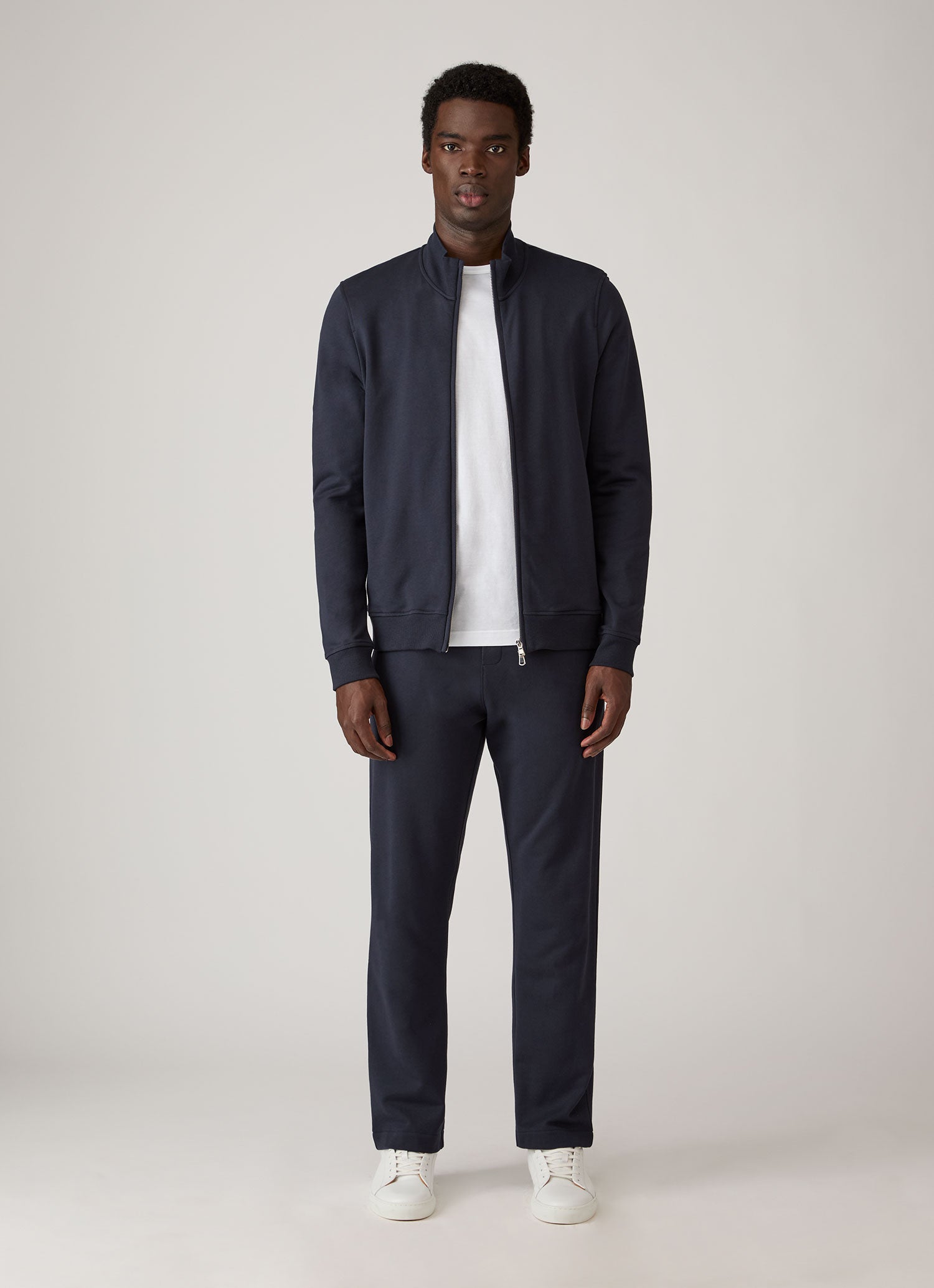 Men's Supima Loopback Sweatpants in Midnight Navy