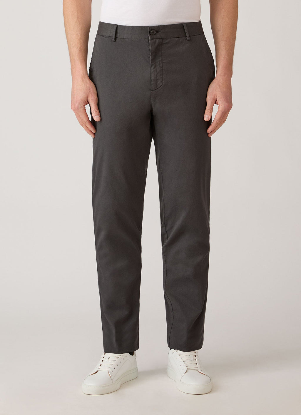Men's Slim Fit Chino in Anthracite