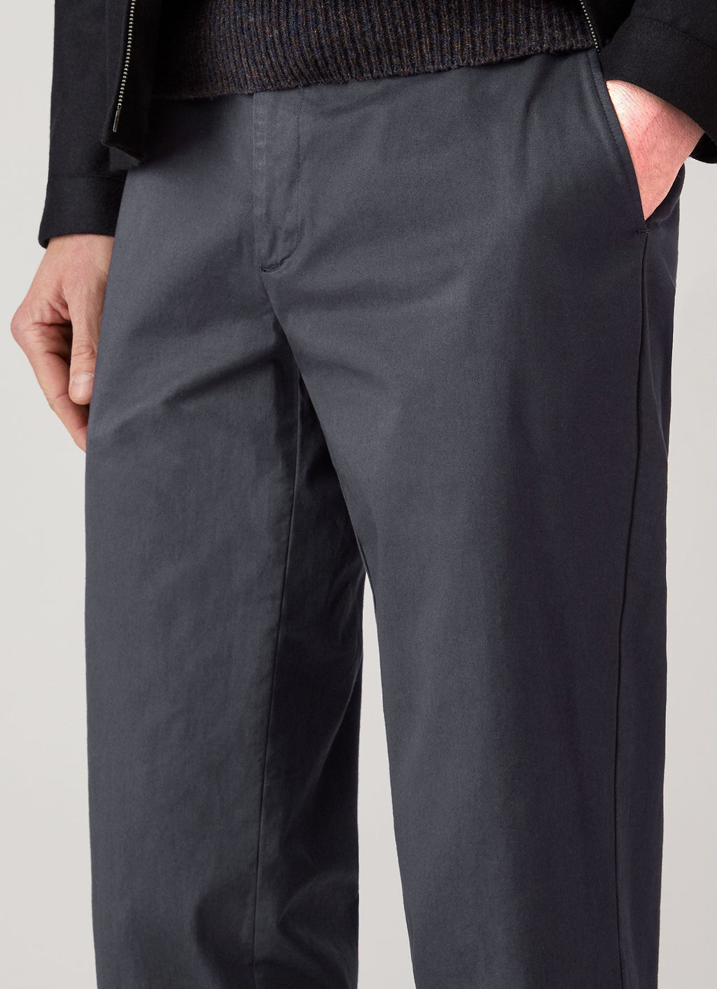 Men's Regular Fit Chino in Slate Blue