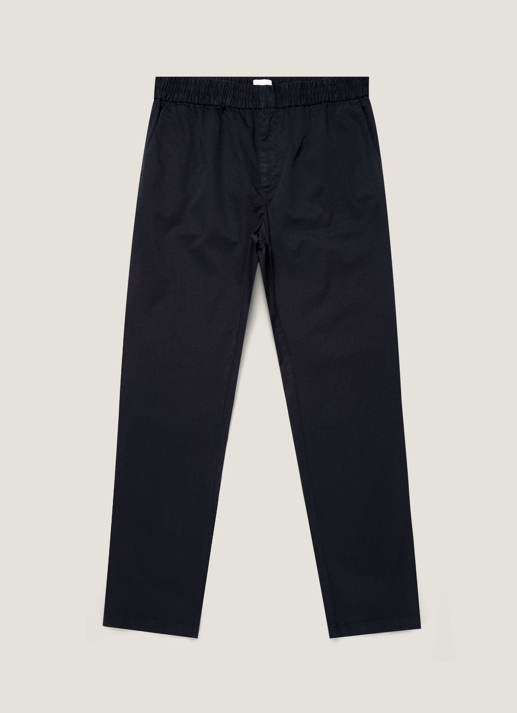 Men's Cotton Drawstring Trousers in Navy