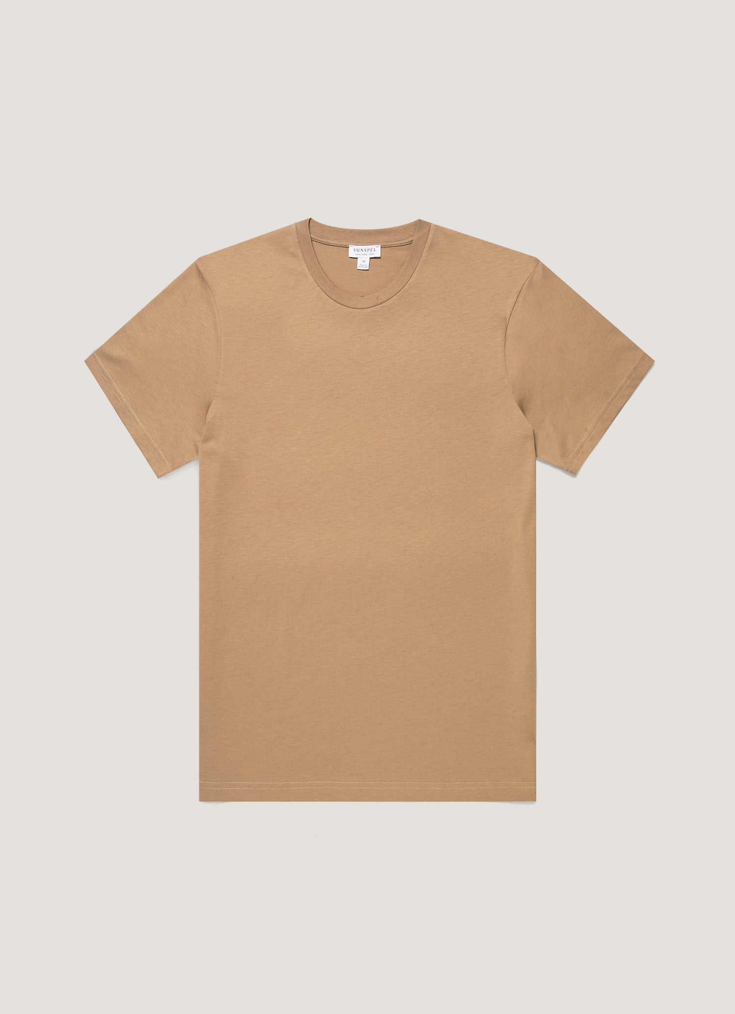 Men's Riviera Midweight T-shirt in Dark Beige