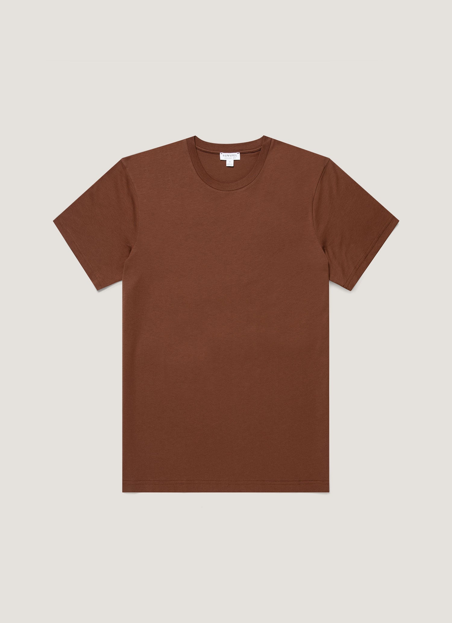 Men's Riviera Midweight T-shirt in Chestnut