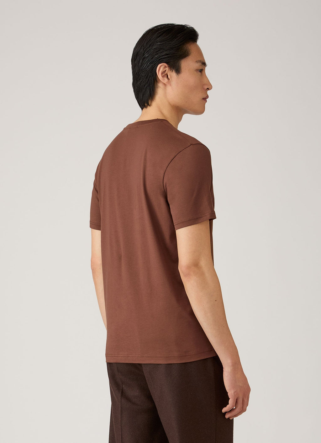 Men's Riviera Midweight T-shirt in Chestnut