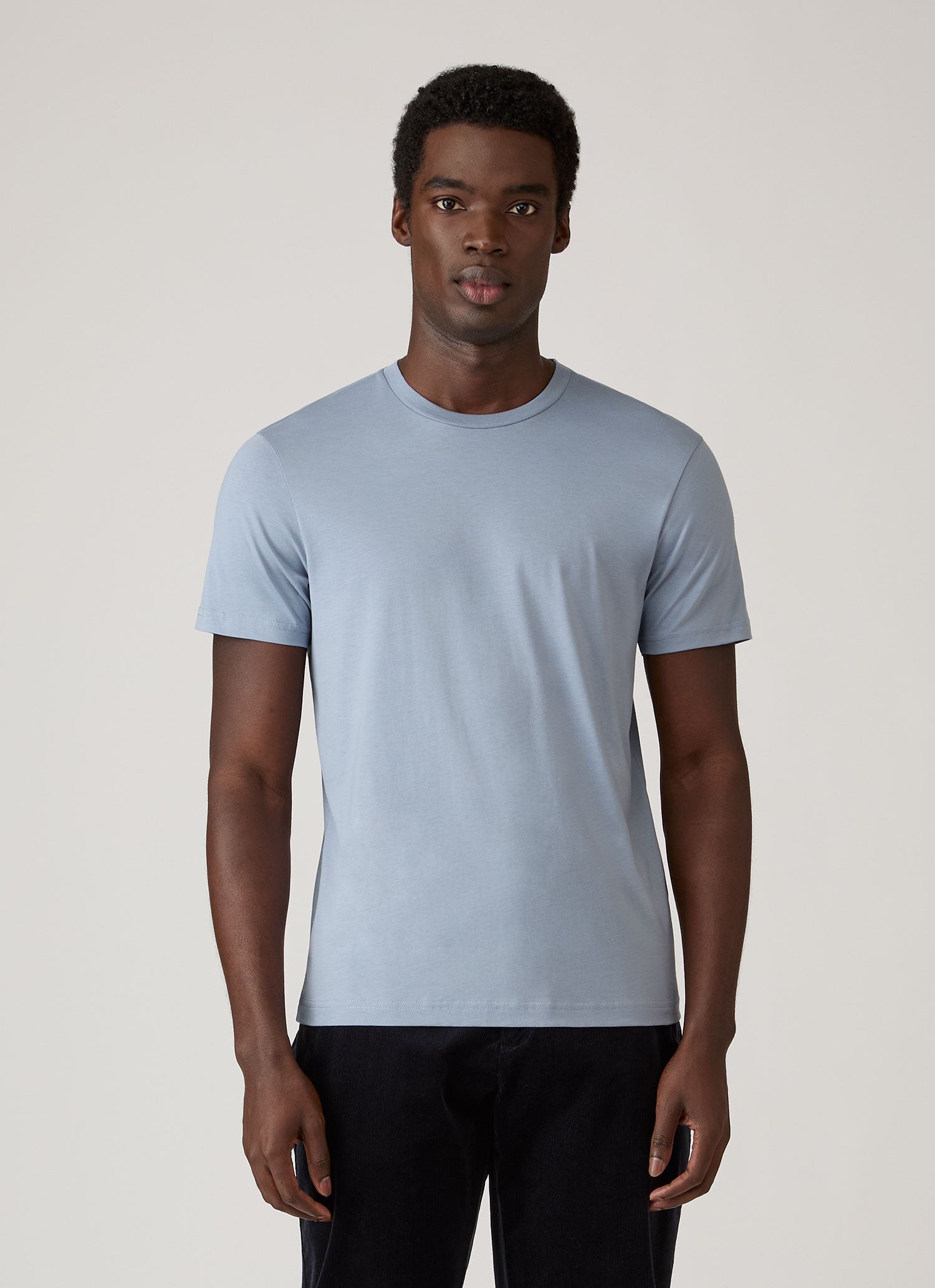 Men's Riviera Midweight T-shirt in Powder Blue