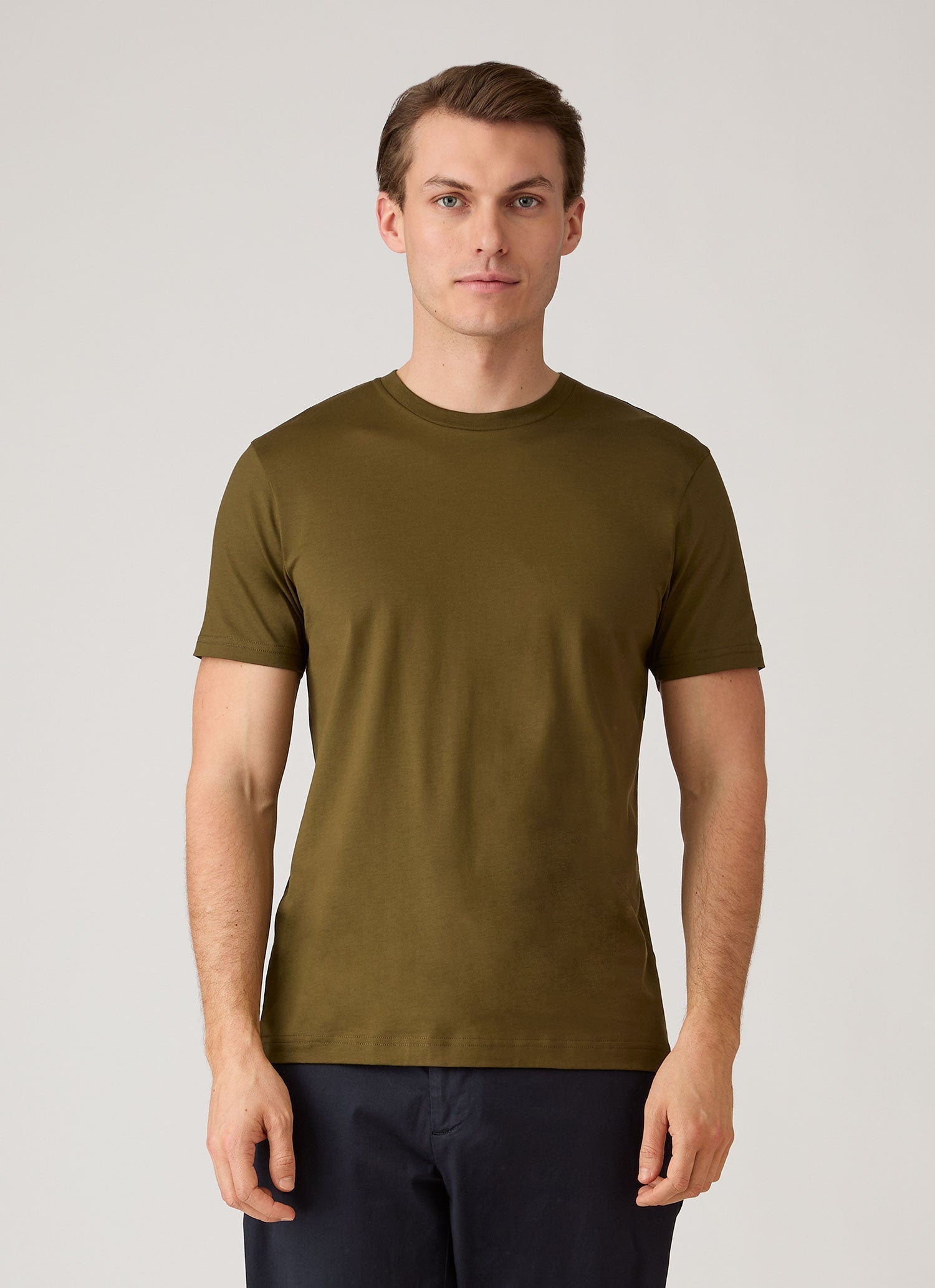 Men's Riviera Midweight T-shirt in Loden Green