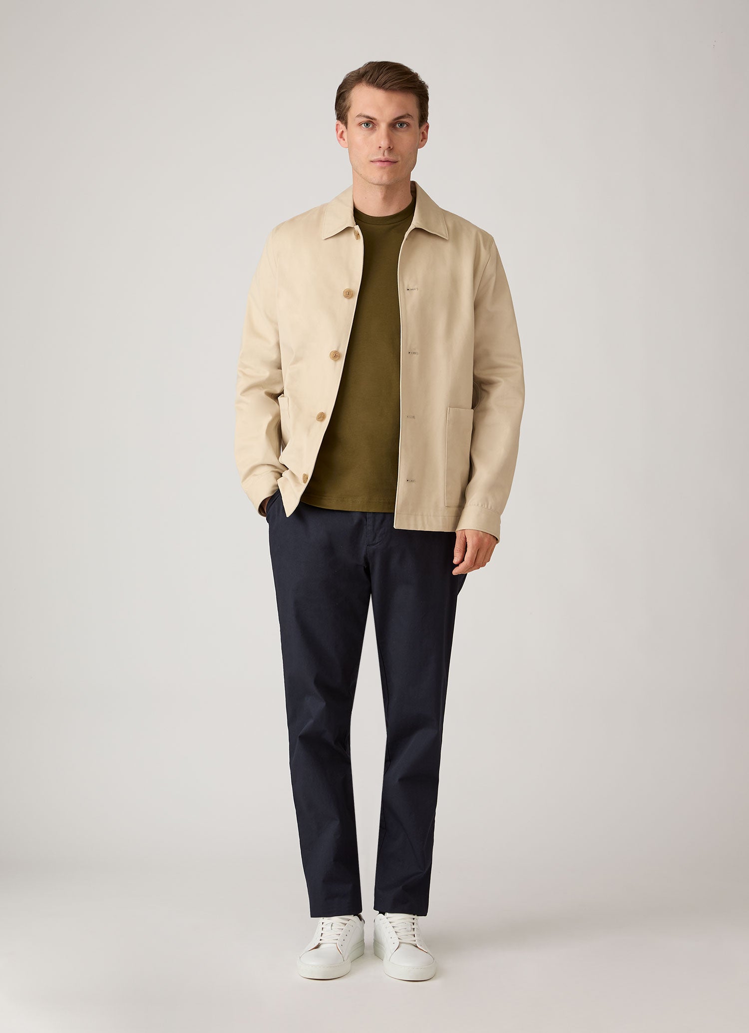 Men's Riviera Midweight T-shirt in Loden Green