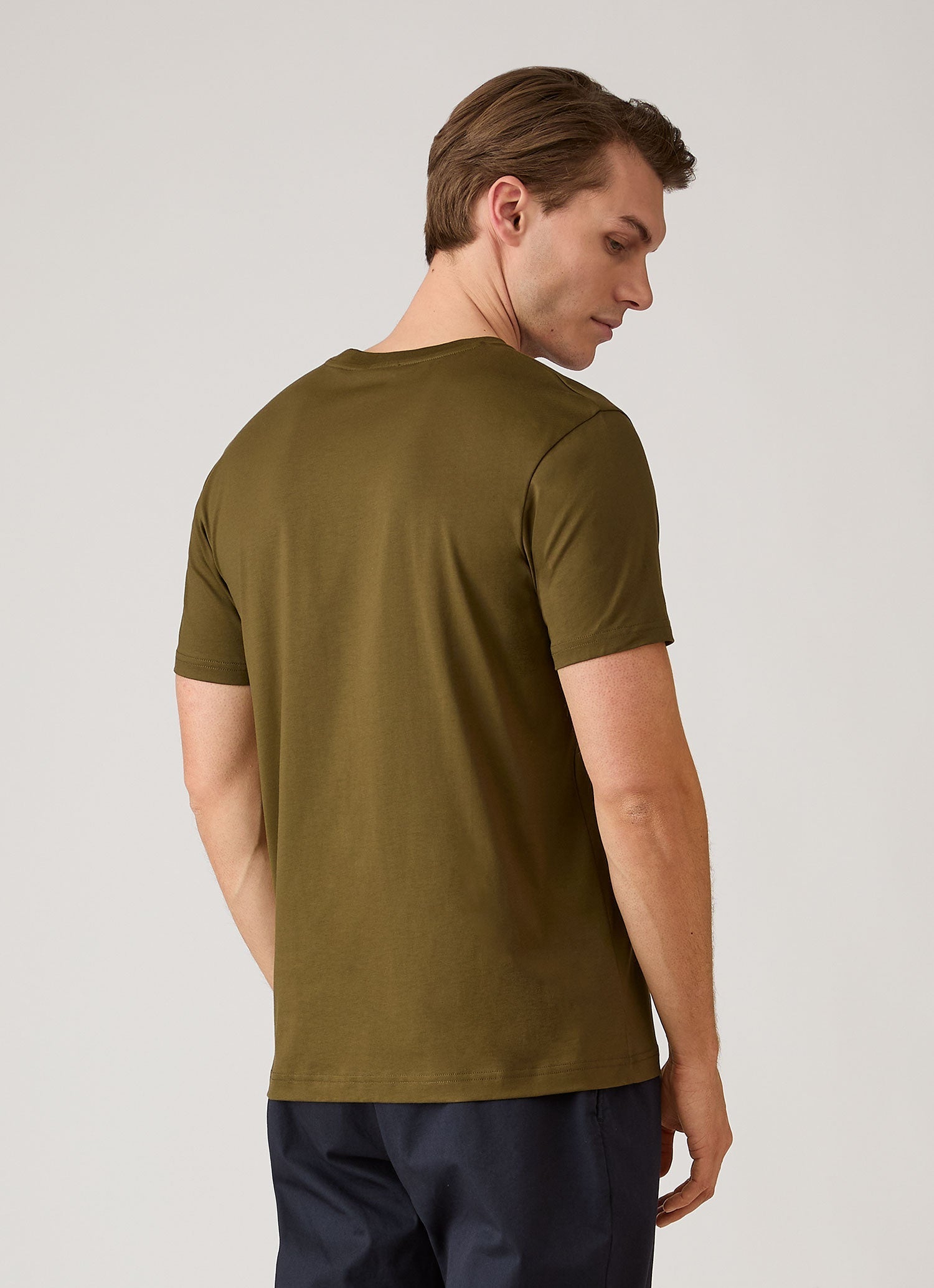Men's Riviera Midweight T-shirt in Loden Green