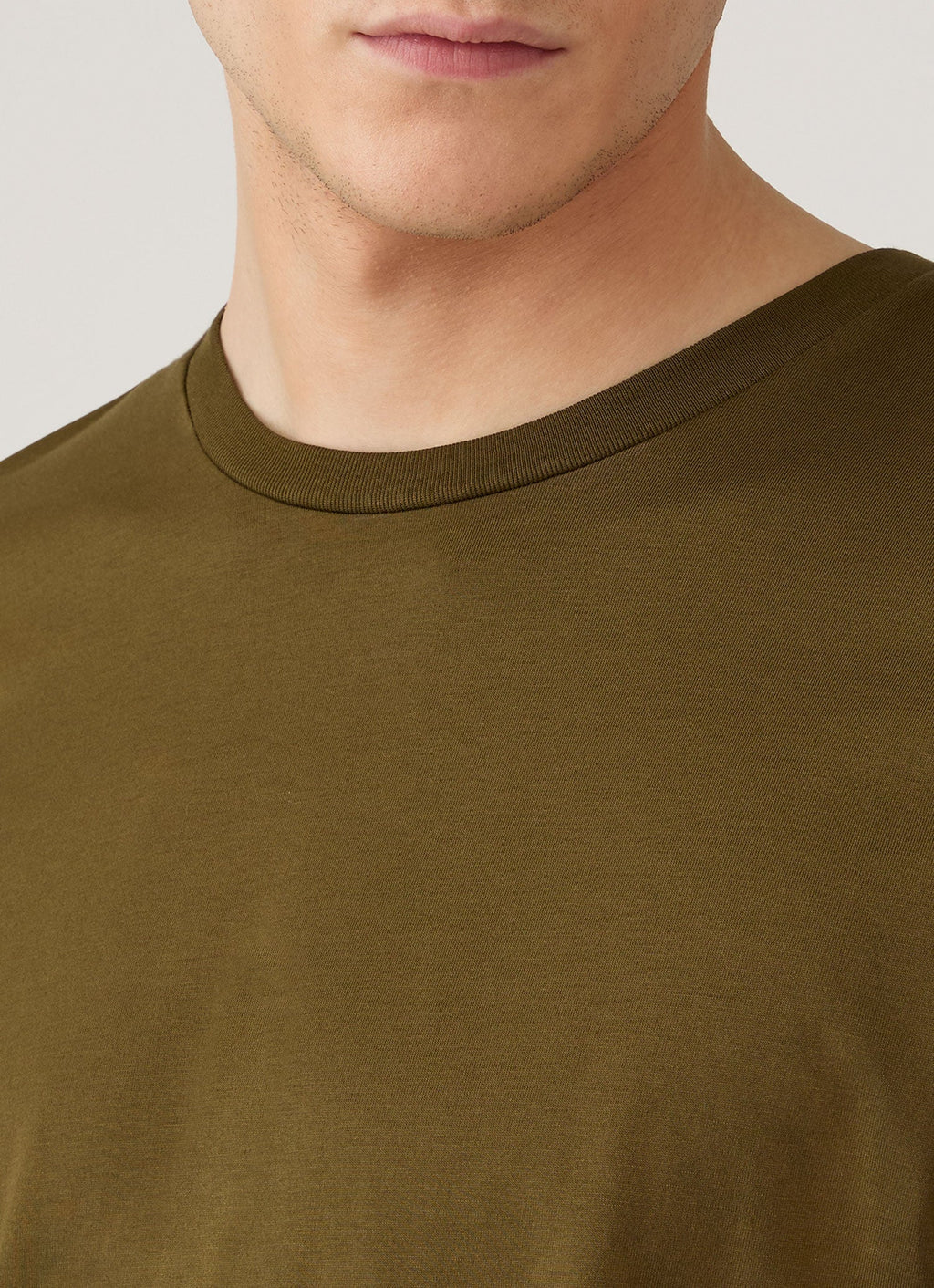 Men's Long Sleeve Riviera Midweight T-shirt in Loden Green