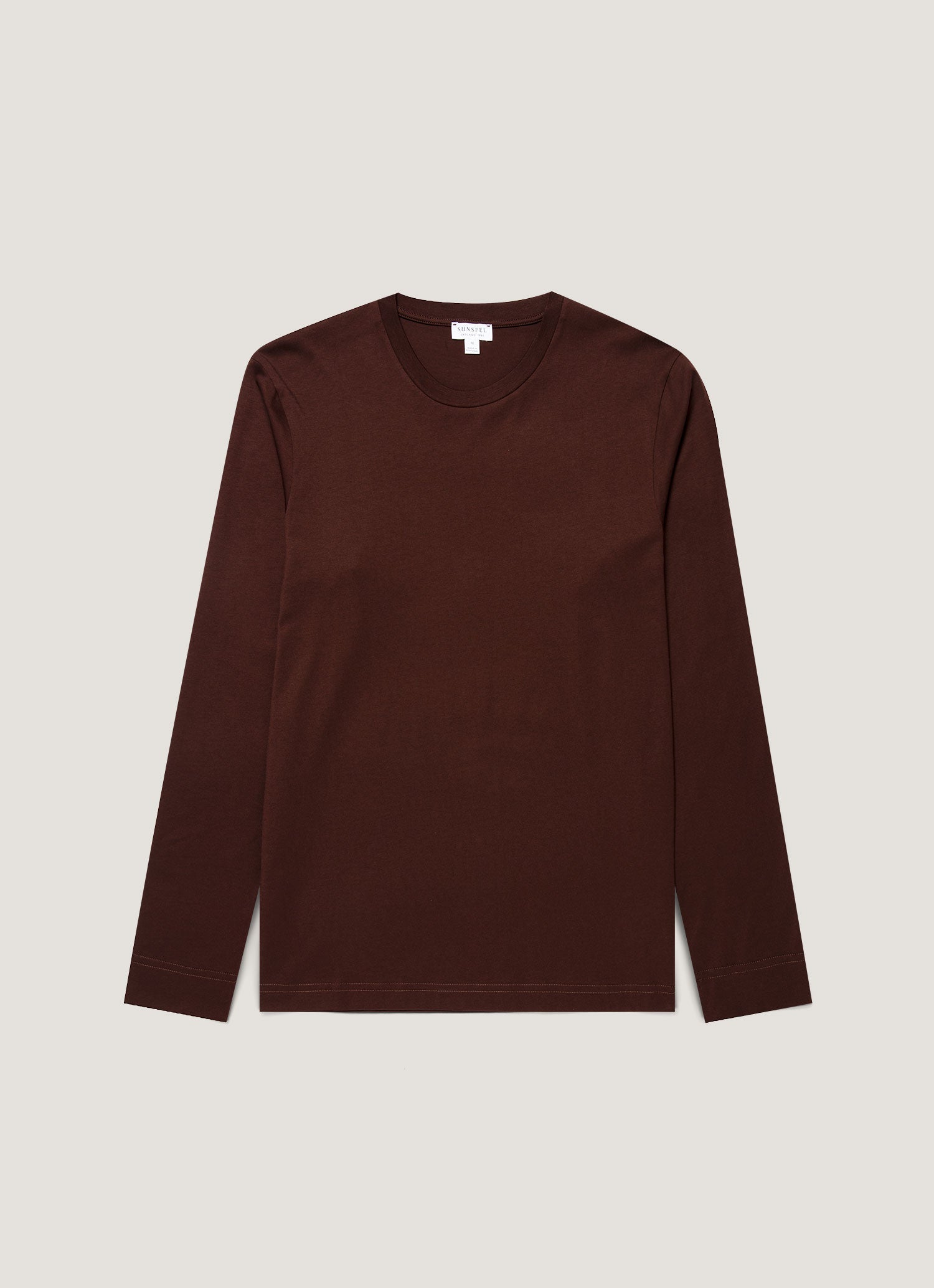 Men's Long Sleeve Riviera Midweight T-shirt in Bakelite