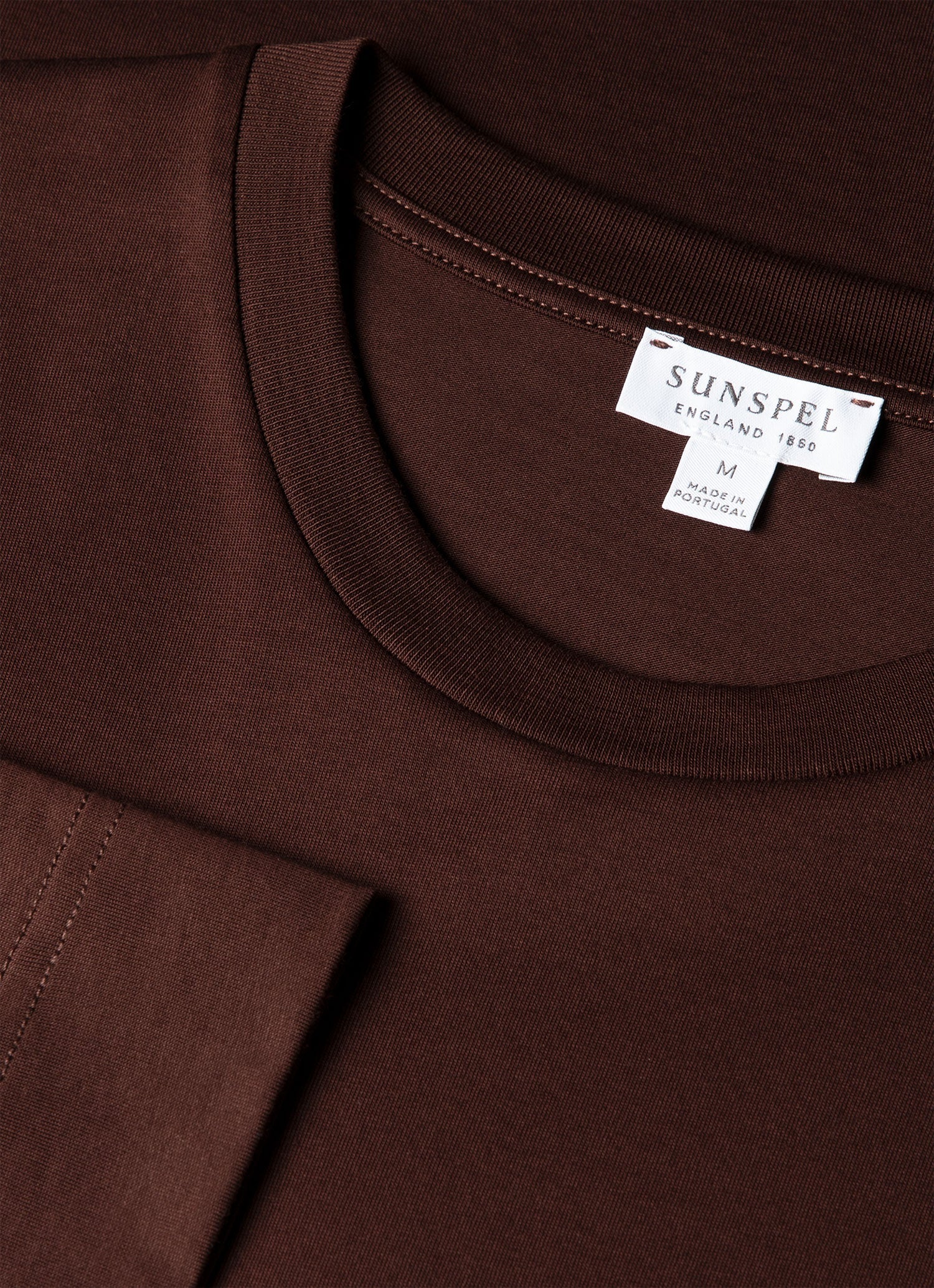 Men's Long Sleeve Riviera Midweight T-shirt in Bakelite